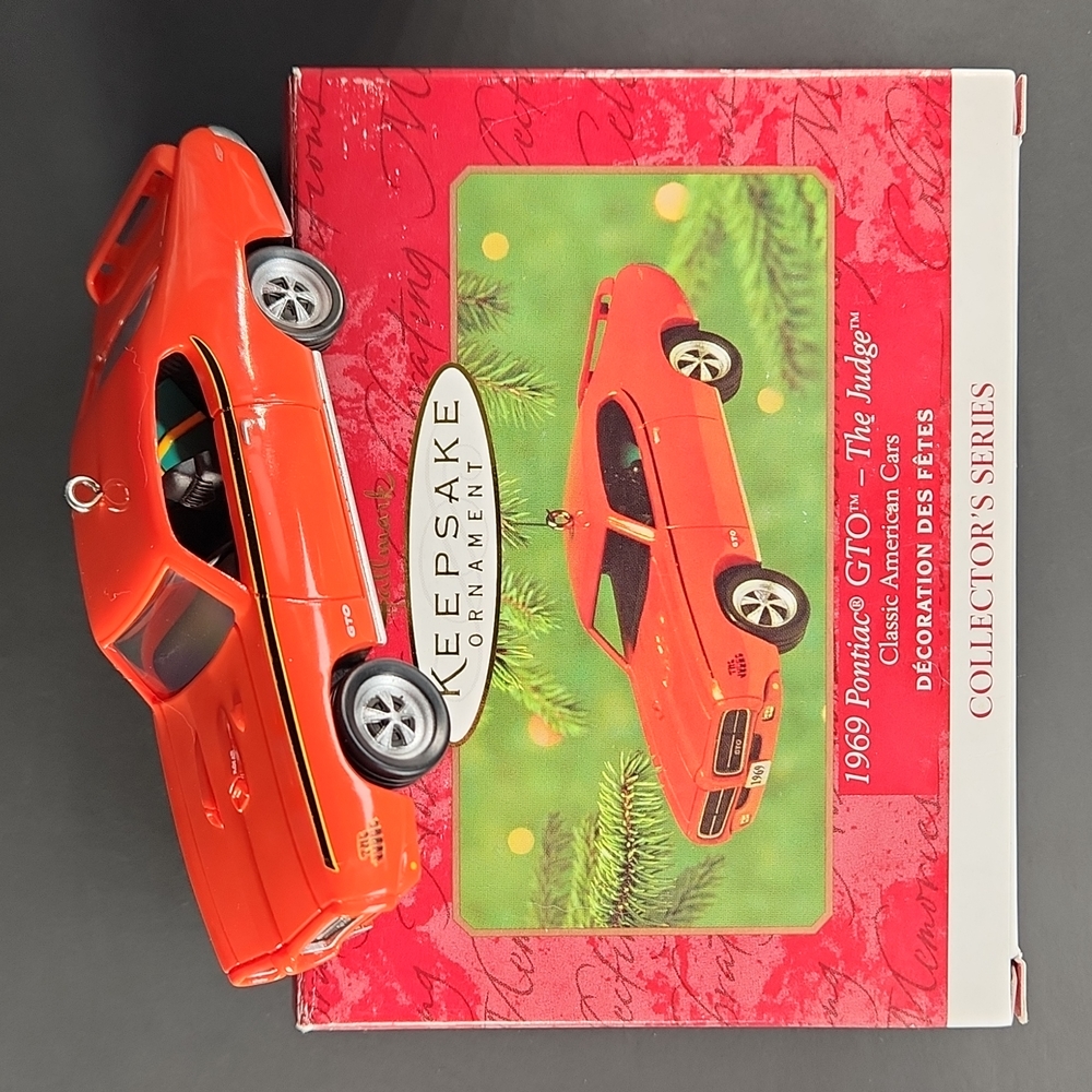 1969 Pontiac GTO "The Judge" Collector's Series Ornament VTG 2000